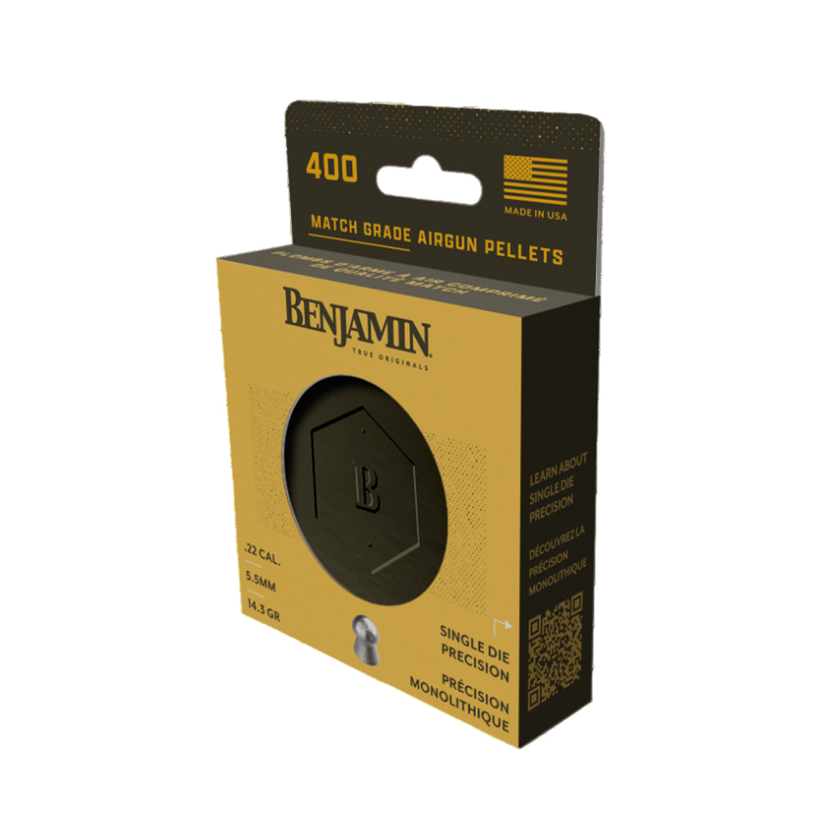 Diábolos Benjamin Domed Match Grade Cal. 5.5 con 400 unidades