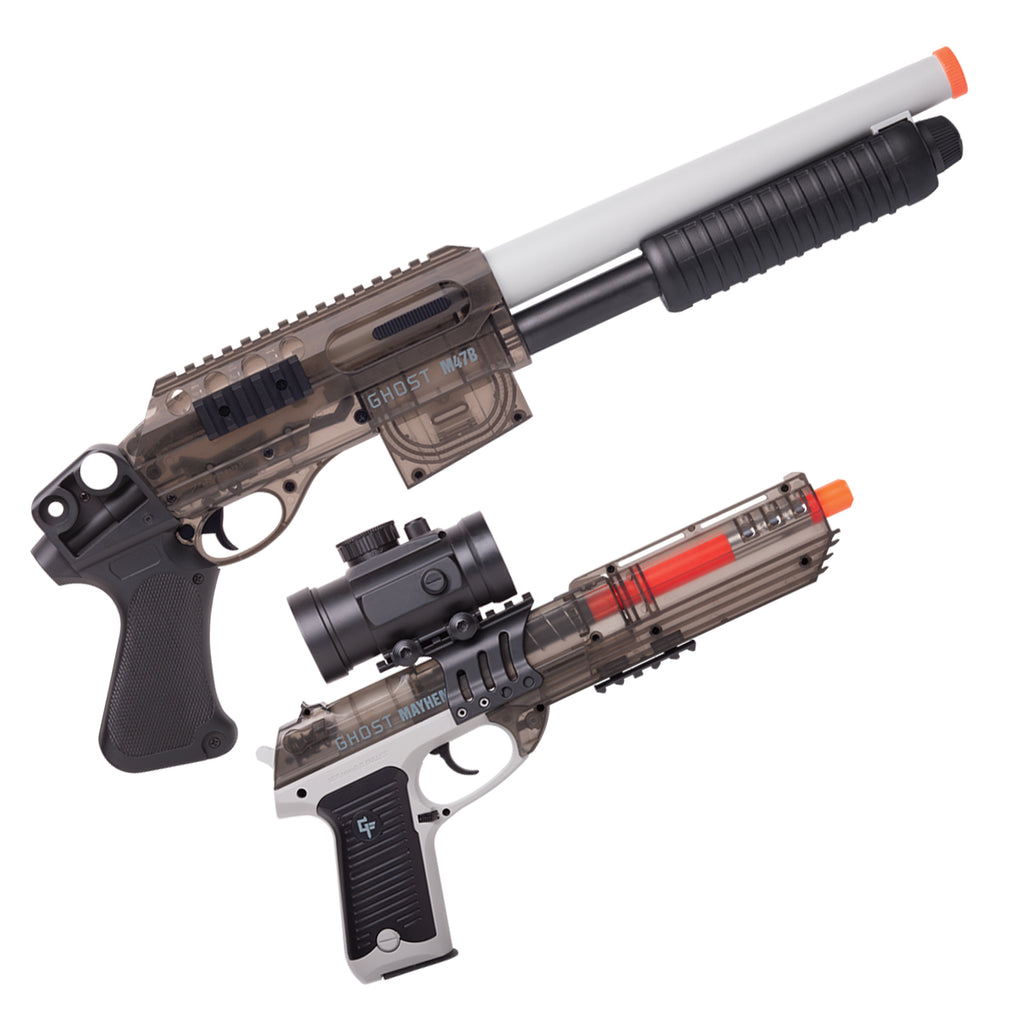 Kit Pistola y Escopeta Airsoft Ghost Eraser Cal. 6 mm
