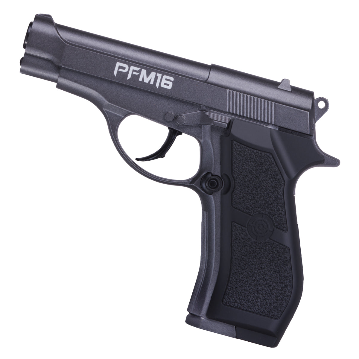 KIT PISTOLA SEMIAUTOMÁTICA CO2 PFM16 + MUNICION + TANQUES CO2 POWERLET