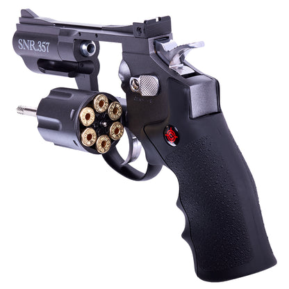 PISTOLA REVOLVER SEMIAUTOMÁTICA SNR357 CAL. 4.5